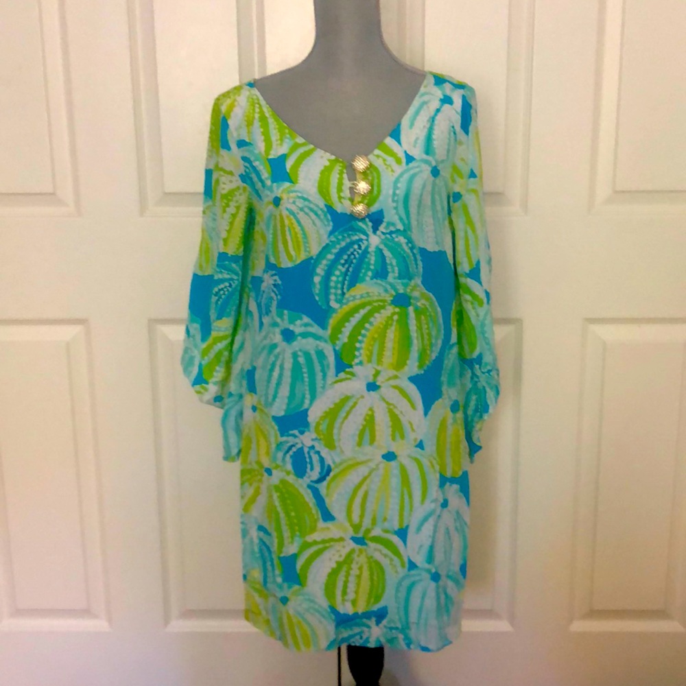 Lilly Pulitzer Genevieve Silk Sea Urchin Dress